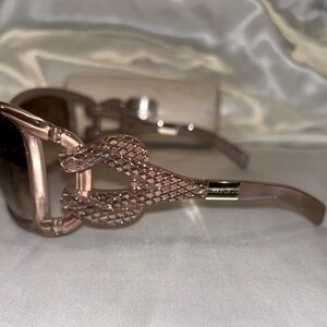 Authentic PreOwned Jimmy Choo JJ/S Brown Tan Sunglasses Vintage